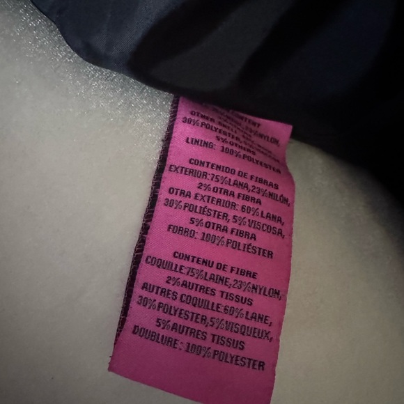 Betsey Johnson EUC Wool Leopard Coat, Size: Large - Picture 7 of 8